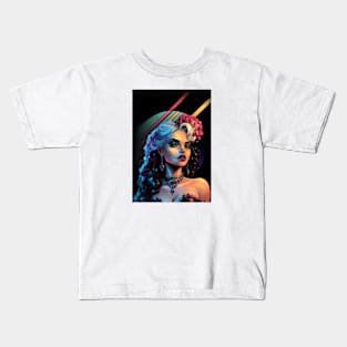 Diamond Lamia Retro Kids T-Shirt